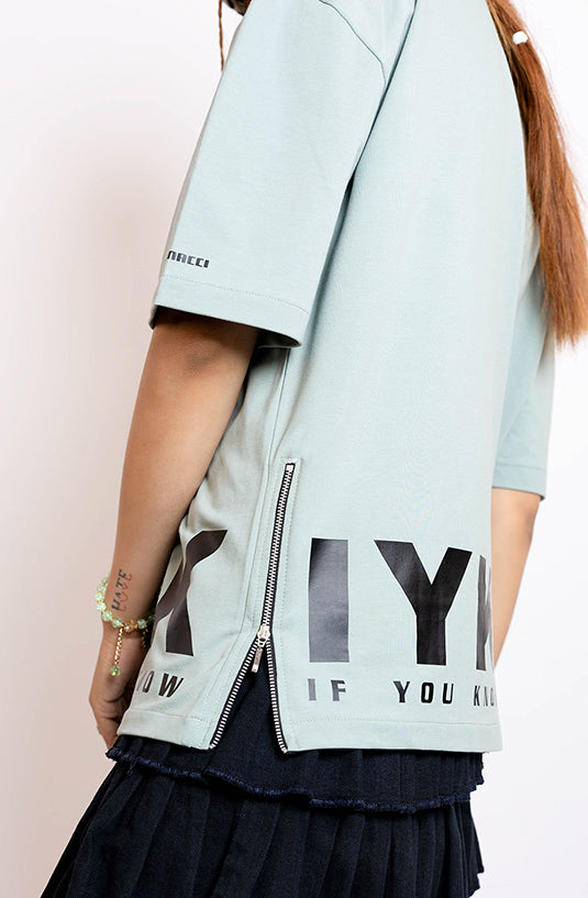 IYKYK Mint Oversized T-Shirt