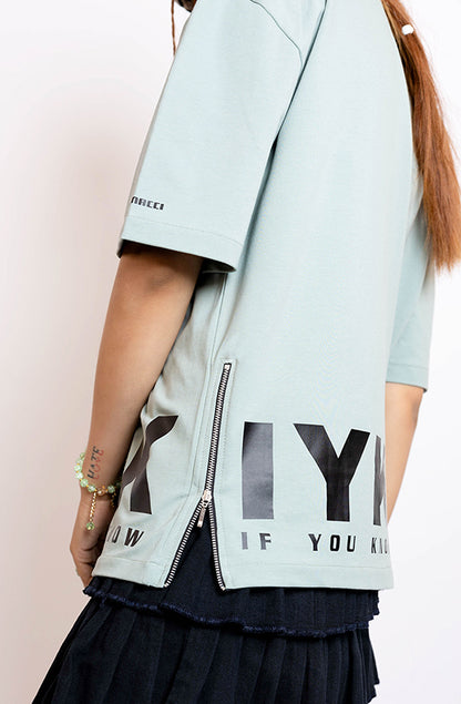 IYKYK Mint Oversized T-Shirt