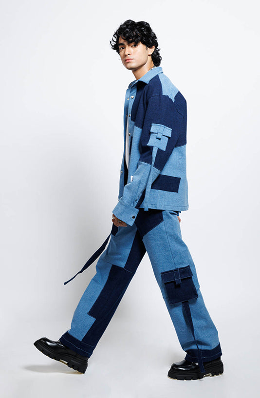 Rebel Patch Denim Pants