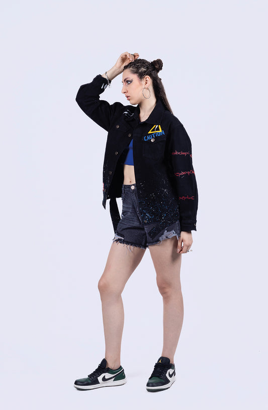 Fearless Hand Painted Jacket