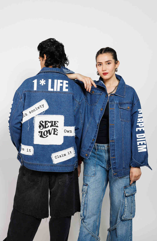 Self Love Oversized Denim Jacket