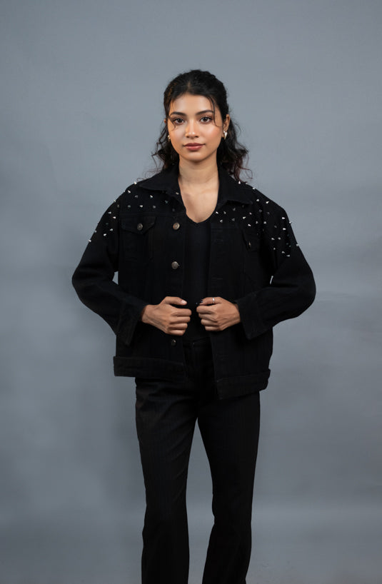 SilverEdge Denim Jacket