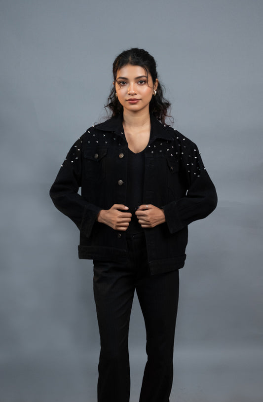 SilverEdge Denim Jacket