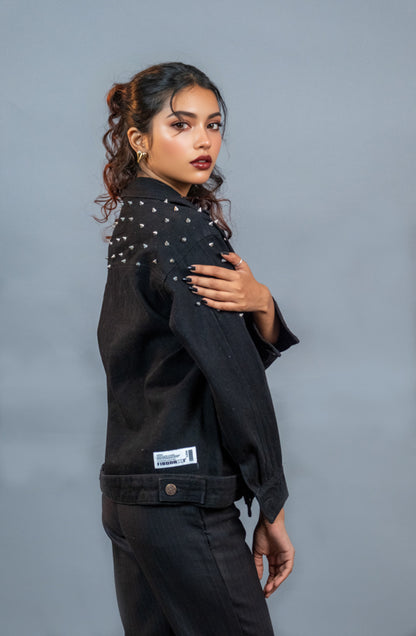 SilverEdge Denim Jacket