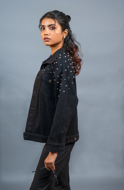 SilverEdge Denim Jacket