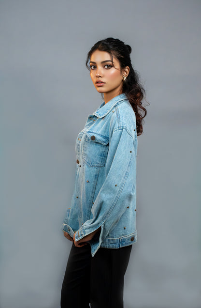 StudStorm Denim Jacket