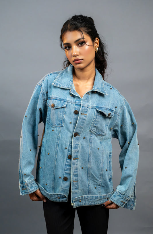 StudStorm Denim Jacket