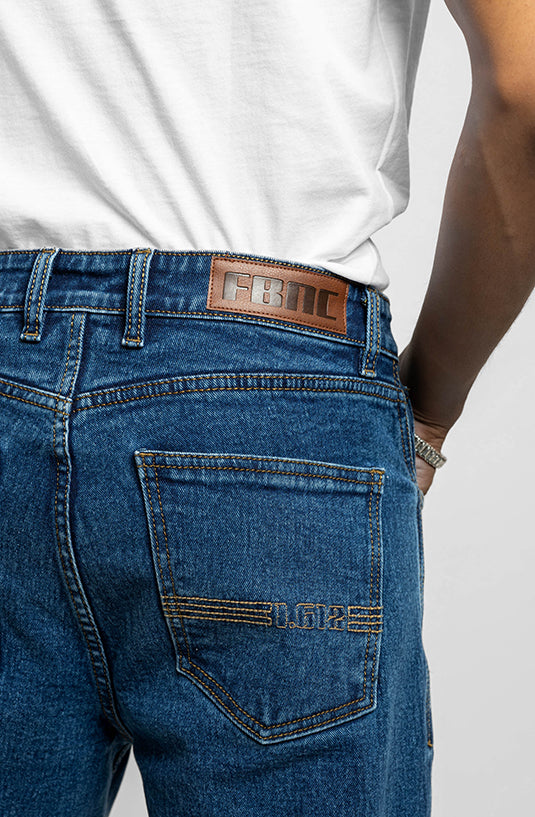 Cobalt Distressed Baggy Jeans