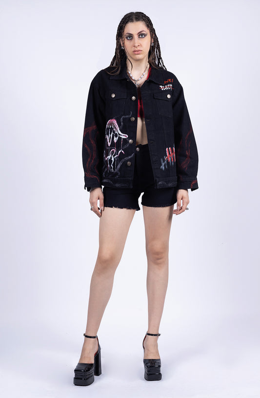 Seven Sins Hand Painted Jacket