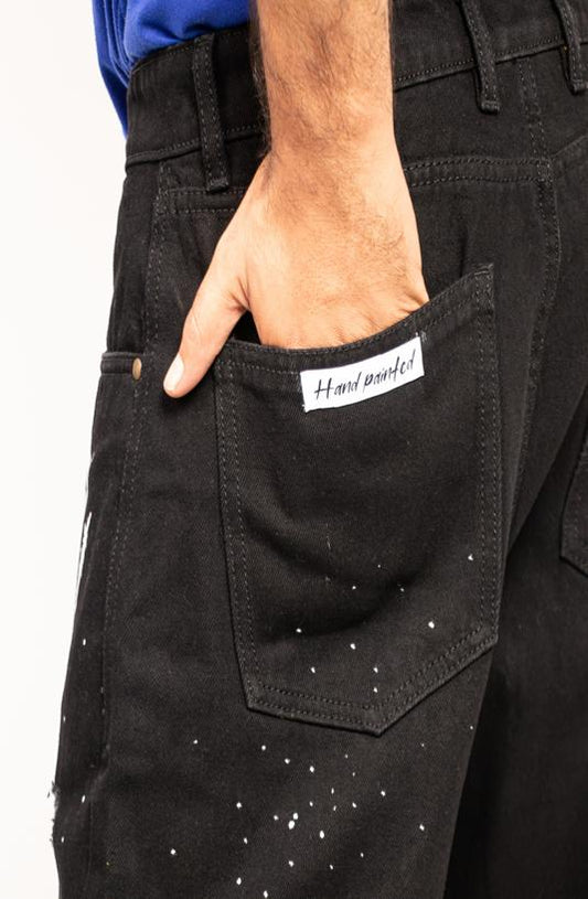 Fearless Hand-Painted Jeans