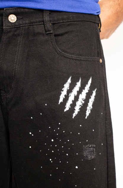 Fearless Hand-Painted Jeans