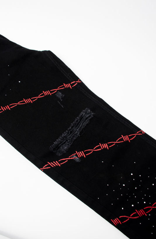 Fearless Hand-Painted Jeans