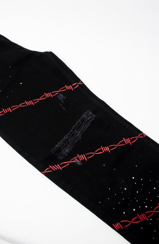 Fearless Hand-Painted Jeans