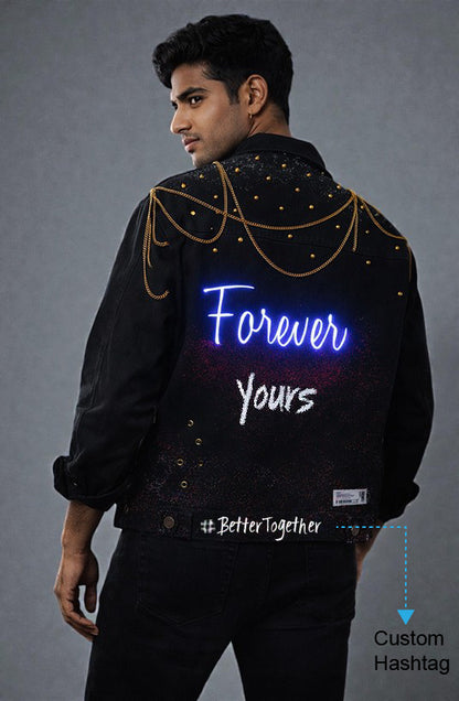 ChainFlex Hand Painted Custom LED Couple Jacket Set