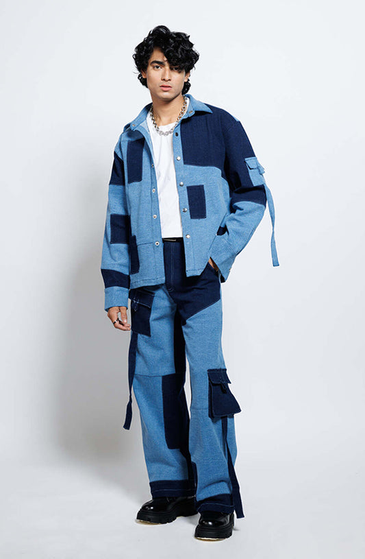 Rebel Patch Denim Co-ord Set