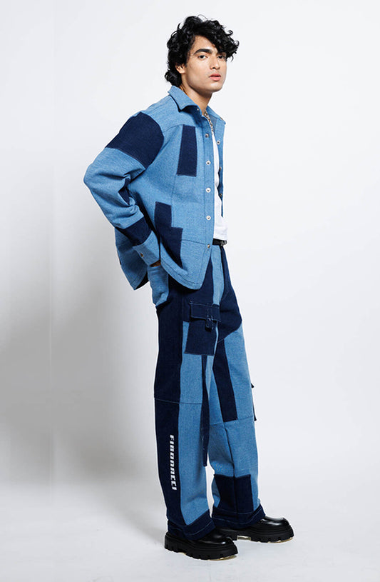 Rebel Patch Denim Co-ord Set