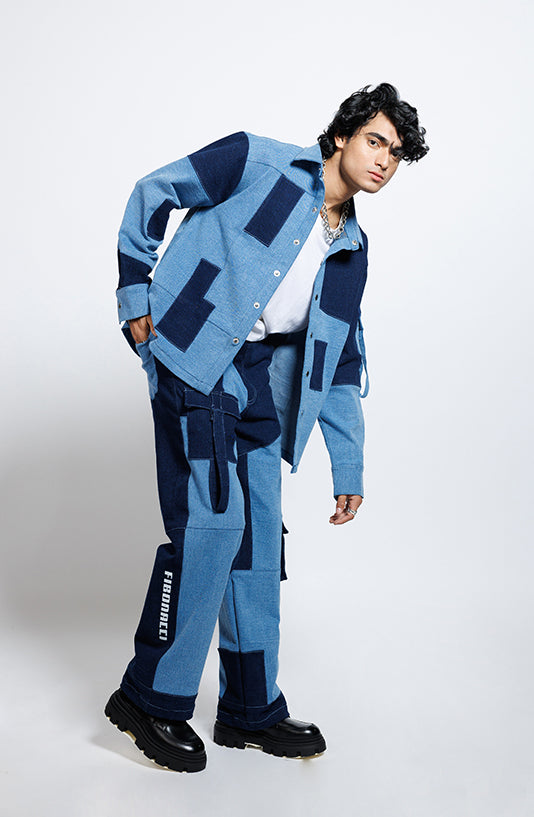 Rebel Patch Denim Co-ord Set