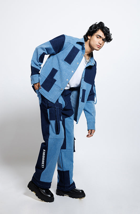 Rebel Patch Denim Co-ord Set