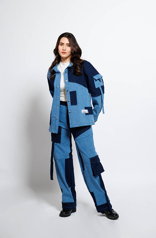 Rebel Patch Denim Co-ord Set