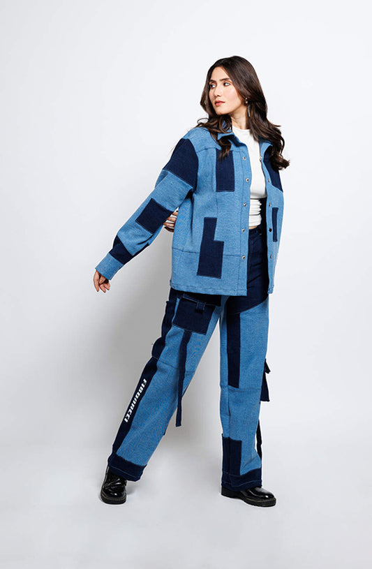 Rebel Patch Denim Co-ord Set