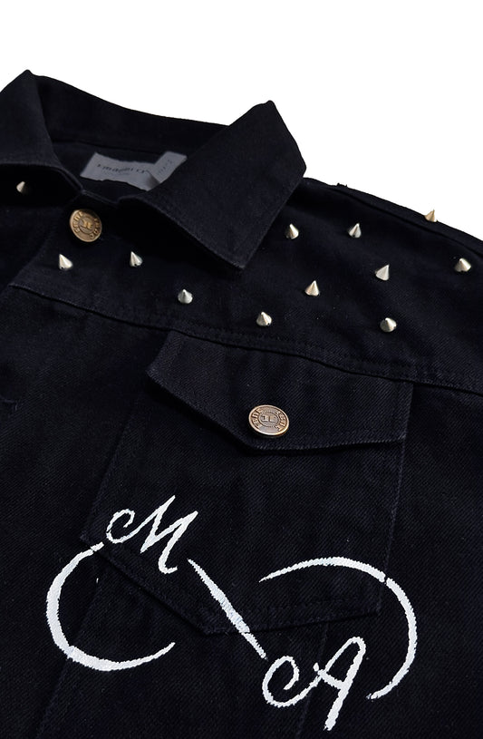 SilverEdge Custom Hand-Painted LED Couple Jacket Set