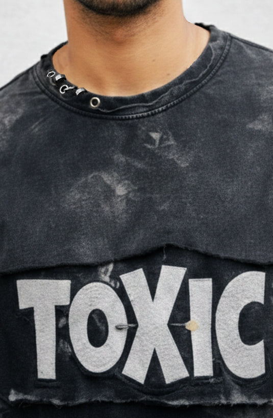 Toxic Embroidered T-Shirt