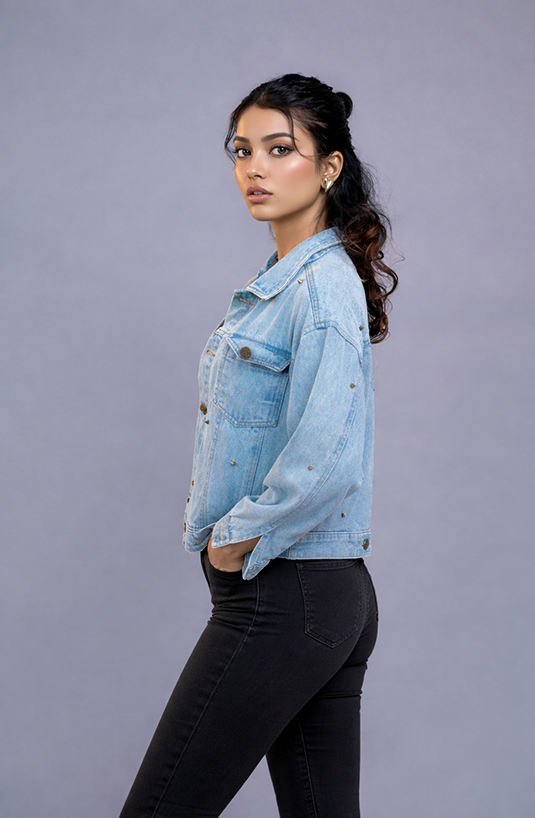 StudStorm Denim Jacket