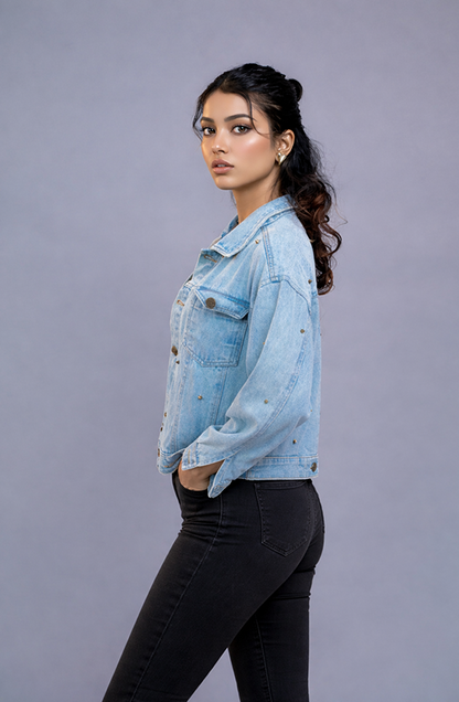 StudStorm Denim Jacket