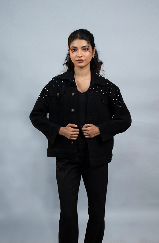 SilverEdge Denim Jacket