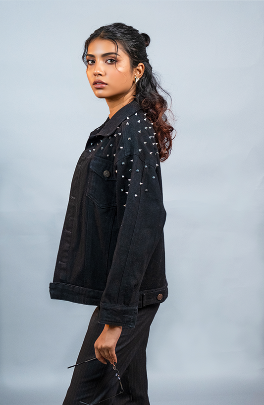 SilverEdge Denim Jacket