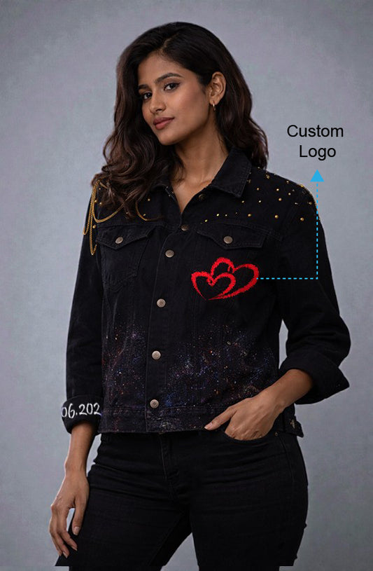 ChainFlex Hand Painted Custom LED Couple Jacket Set