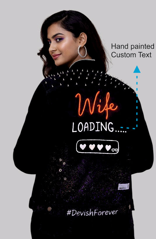 SilverEdge Custom Hand-Painted LED Couple Jacket Set