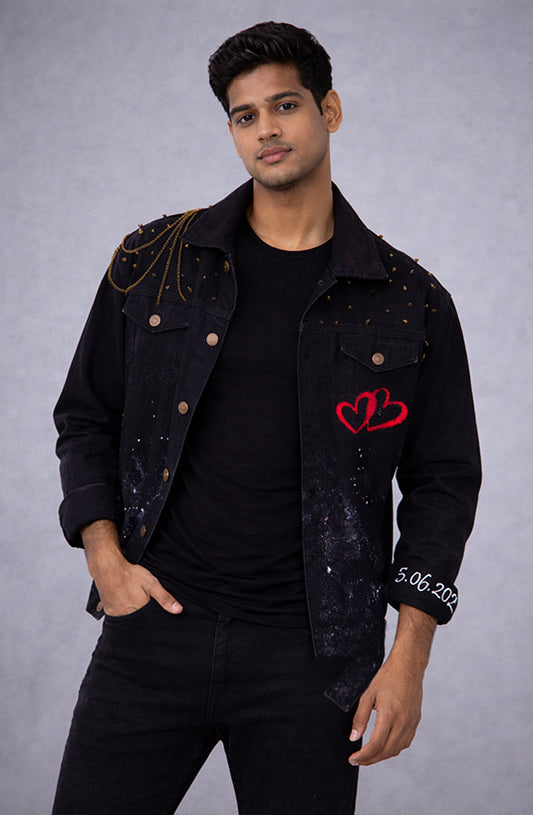 ChainFlex Hand Painted Custom LED Couple Jacket Set