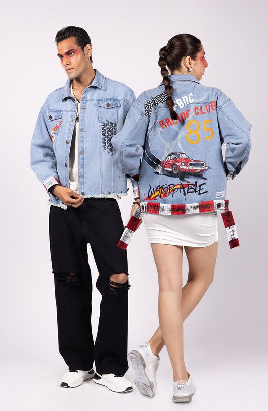 Racing Rebel Hand Painted Jacket
