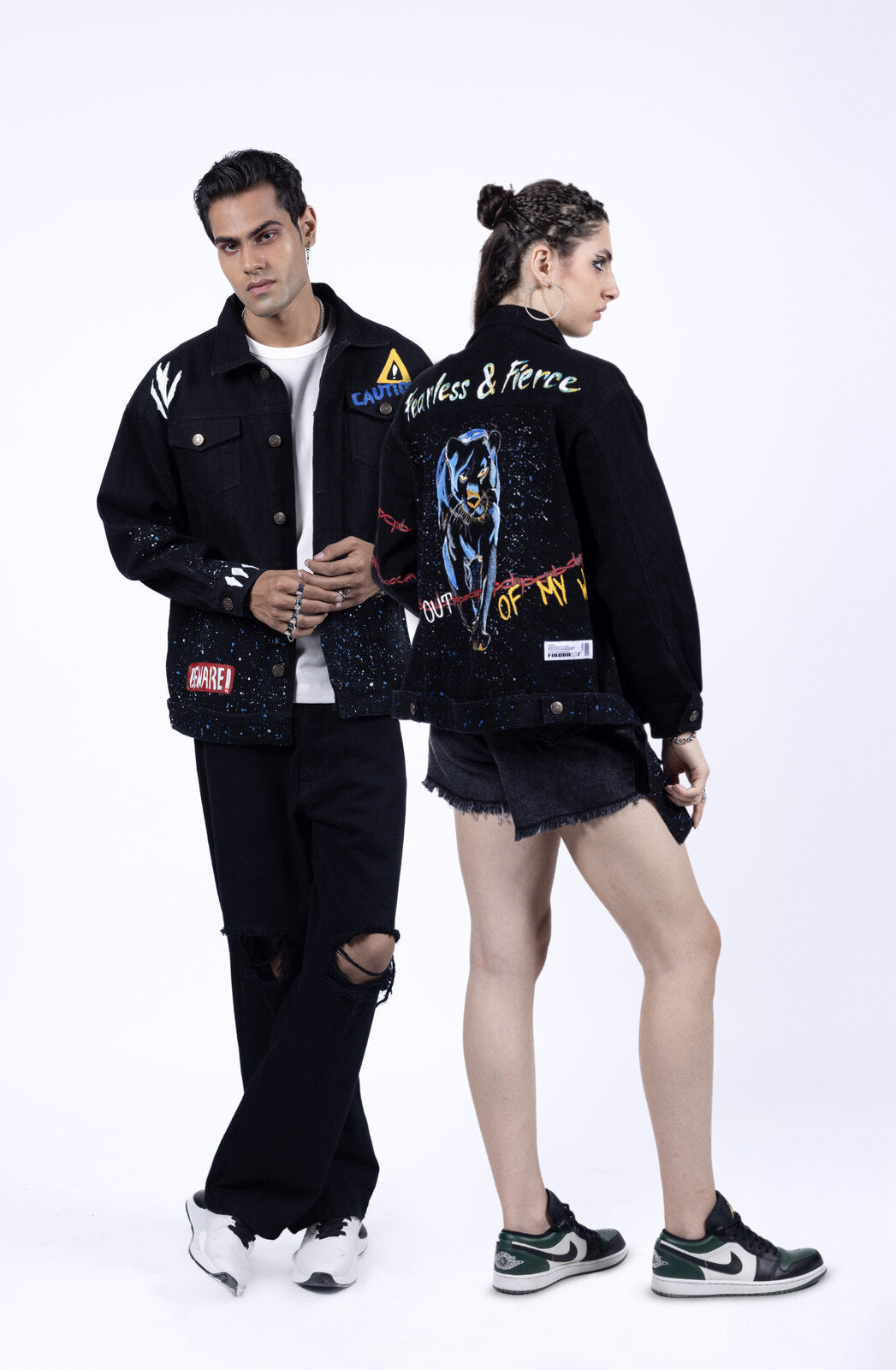 Fearless Hand Painted Jacket