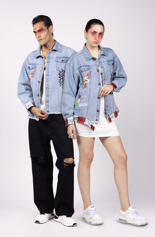 Racing Rebel Hand Painted Jacket