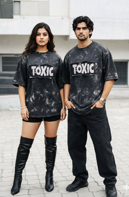 Toxic Embroidered T-Shirt