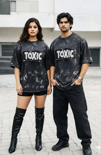Toxic Embroidered T-Shirt