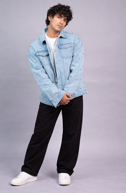 StudStorm Denim Jacket