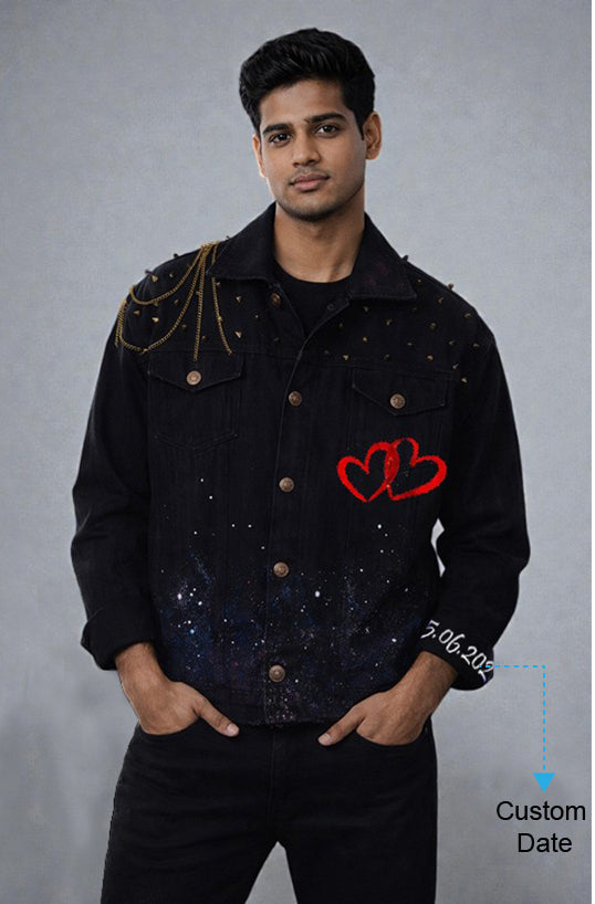 ChainFlex Hand Painted Custom LED Couple Jacket Set