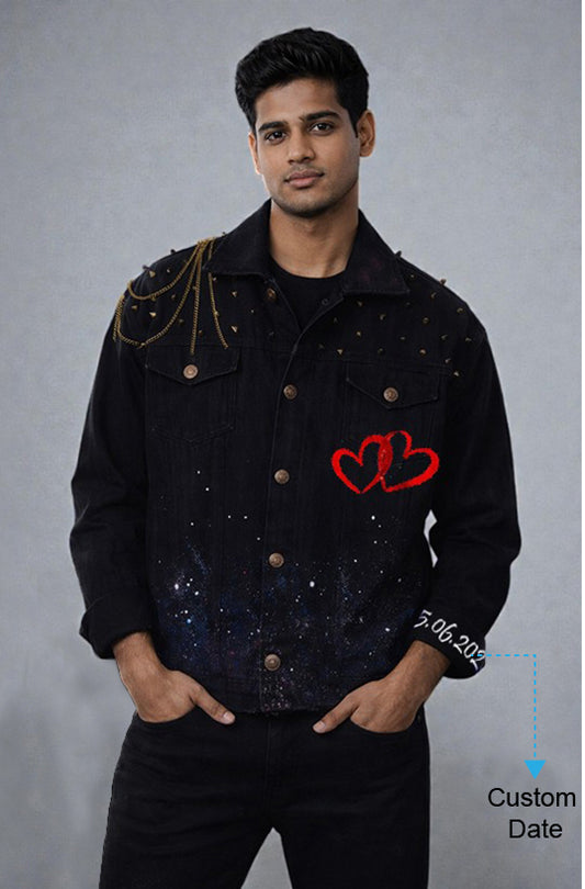 ChainFlex Hand Painted Custom LED Couple Jacket Set