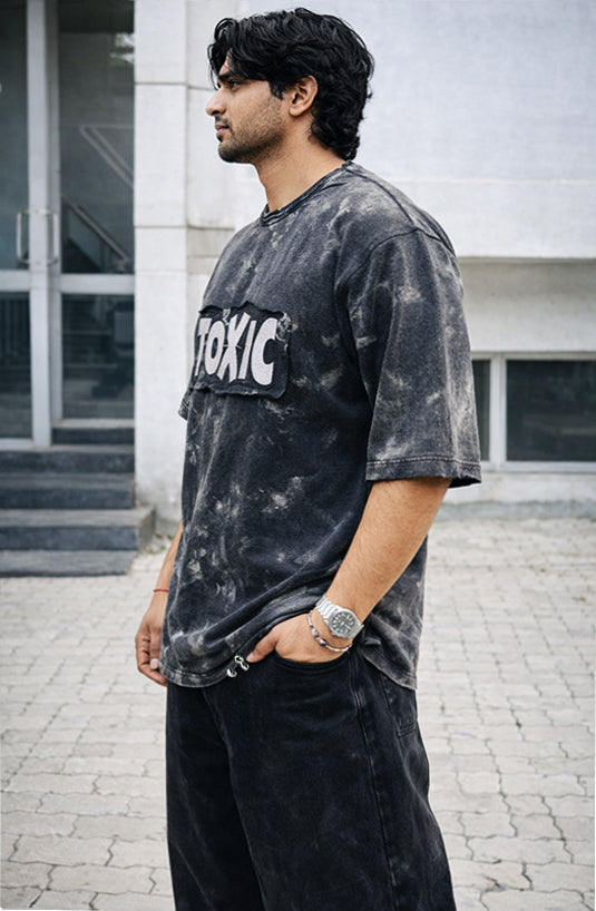 Toxic Embroidered T-Shirt
