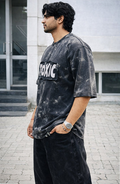 Toxic Embroidered T-Shirt