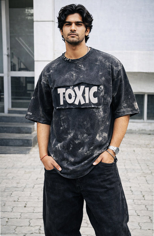 Toxic Embroidered T-Shirt