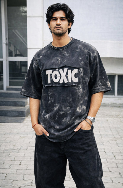 Toxic Embroidered T-Shirt