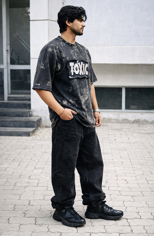 Toxic Embroidered T-Shirt